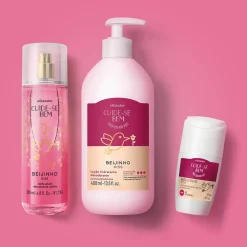Body Splash | CUIDE-SE BEM BODY SPLASH BEIJINHO 200ML +LOCION HIDRATANTE CORPORAL BEIJINHO 400ML+DESODORANTE ANTITRANSPIRANTE ROLL-ON BEIJINHO 55ML CBEM