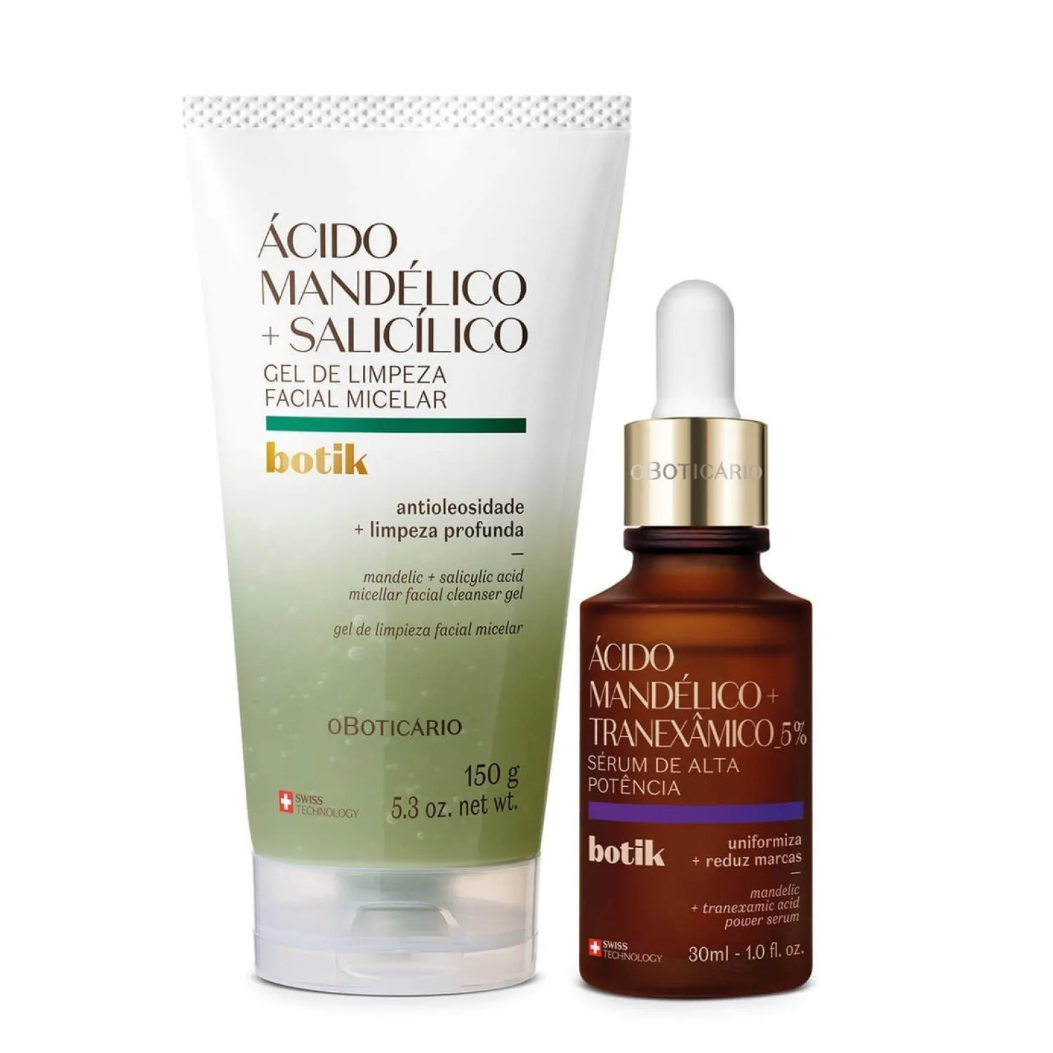Kits De Skin Care | Skin Care Para Hombres | O Boticário CO Combo Botik cuidado facial: serum + gel de limpieza