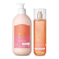 Body Splash | CUIDE-SE BEM Combo Pessego: Locion Corporal 400ml + Body Splash 200ml