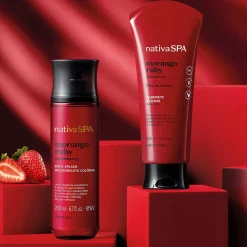 Body Splash | NATIVA SPA COMBO DE REGALO CUIDADO CORPORAL MORANGO RUBY BODY SPLASH + JABON LIQUIDO CORPORAL