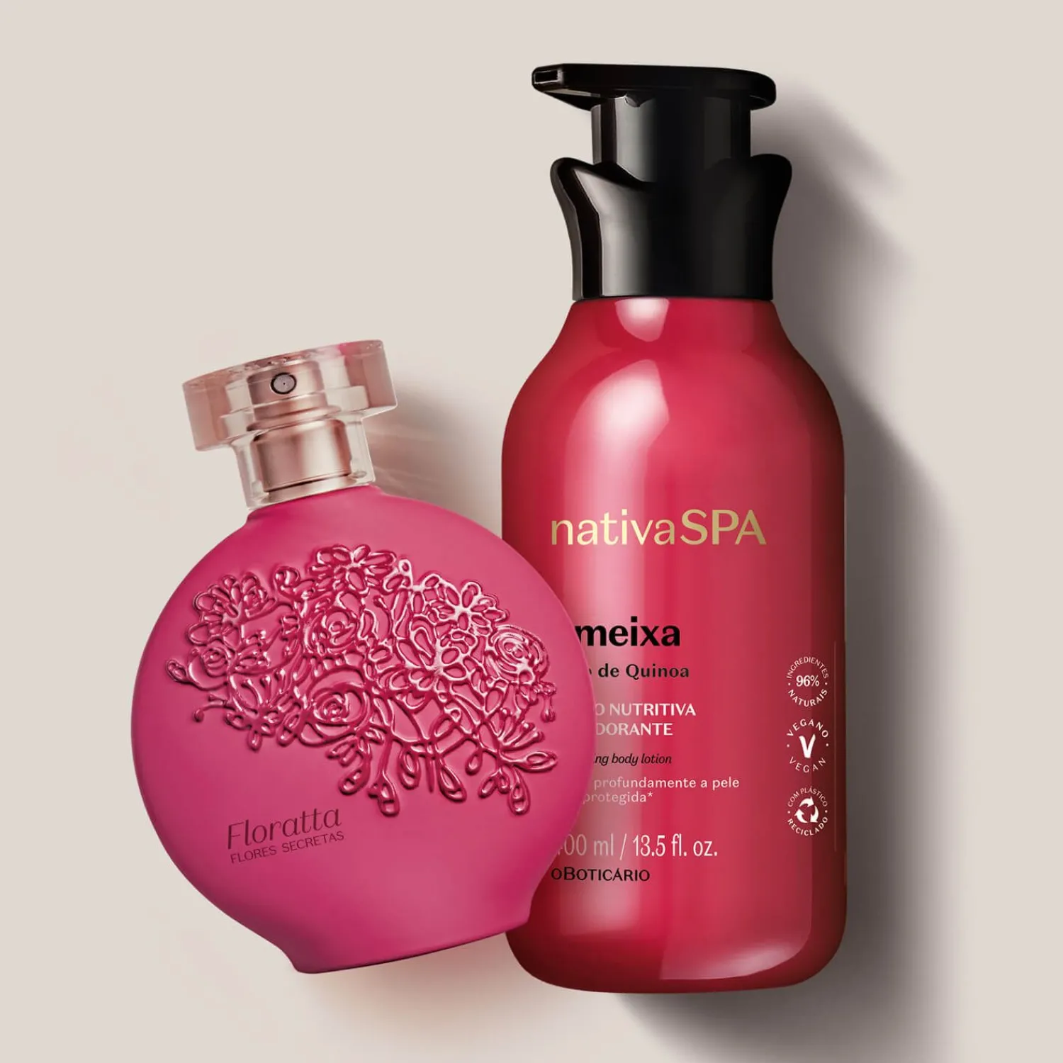 Kits De Cuidado Corporal | Kits De Perfumería | O Boticário CO Kit de amor y amistad mujer Floratta & Nativa Spa