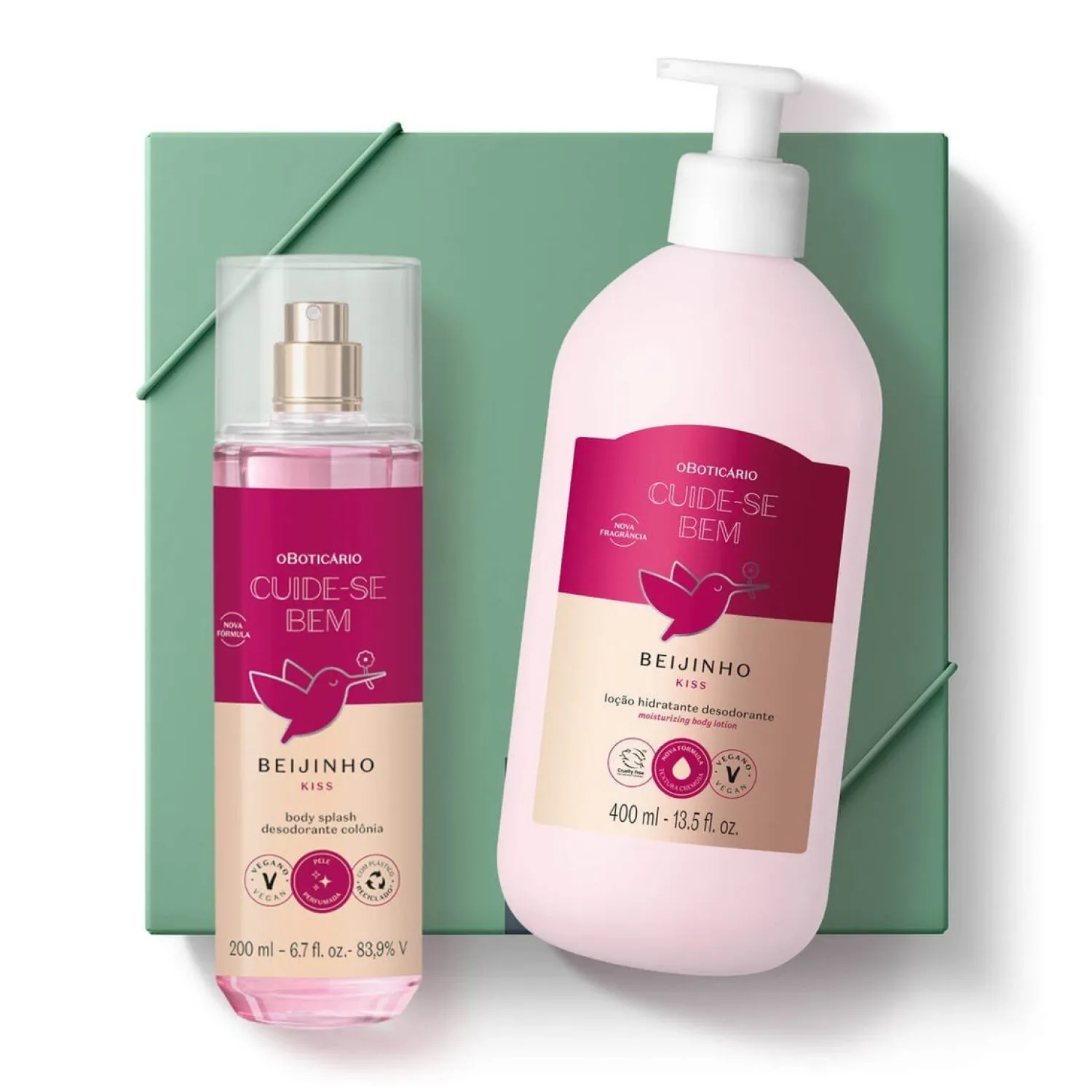 Kits De Cuidado Corporal | Kits De Perfumería | CUIDE-SE BEM Kit de regalo de belleza Cuide se bem Beijihno