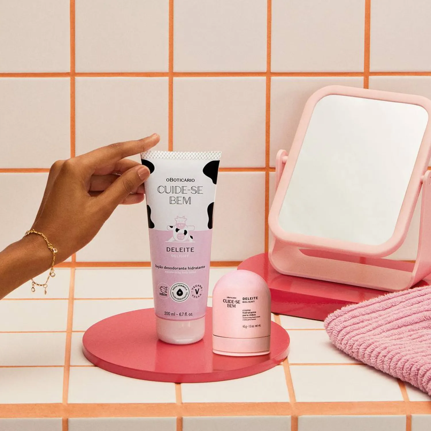 Kits De Cuidado Corporal | O Boticário CO Kit de regalos para el día de la madre Cuide se bem Deleite