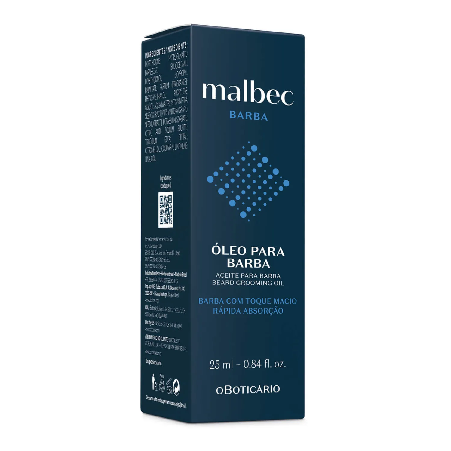 Tratamientos Para El Cabello | Cuidados Para La Barba | O Boticário CO Óleo para la barba 25 ML Malbec Club